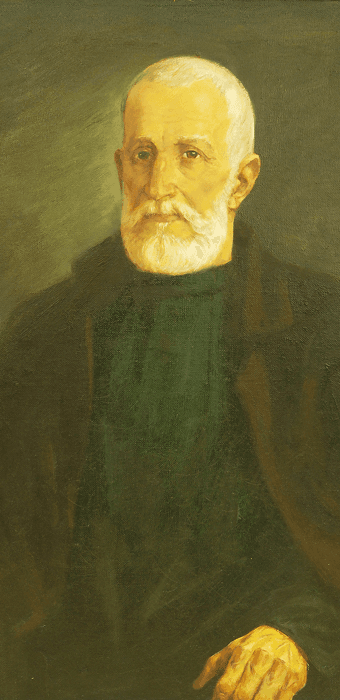 Портрет отца М.А. Савицкий. Холст. Масло, 1980 г. 90х70 см. Из фондов Музея истории города Минска.