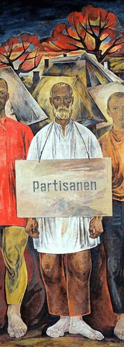 Казнь (фрагмент) М.А. Савицкий. Холст, масло, 1968 г.  270х250 см.